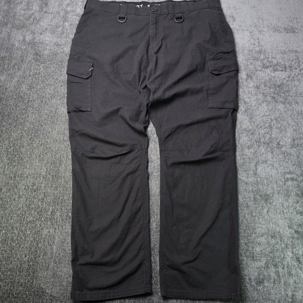 Howitzer Patriot Tactical Pants Mens 40x29 Black Military Utility Cargo Ripstop